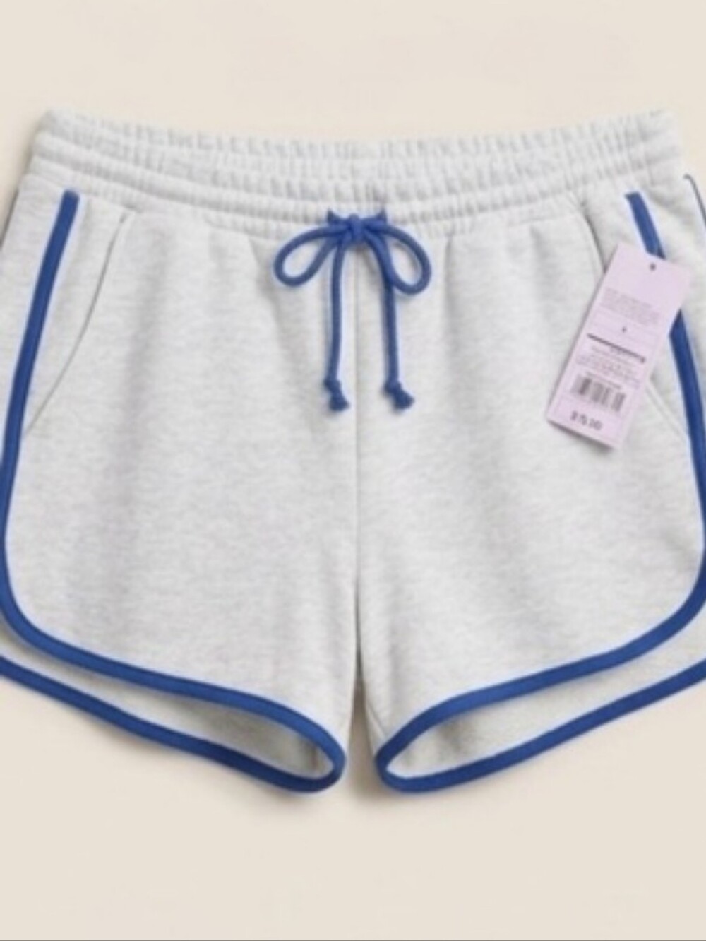 NWT Wild Fable XXL Game Day Terry Gray Shorts Blue Trim CY-3863
